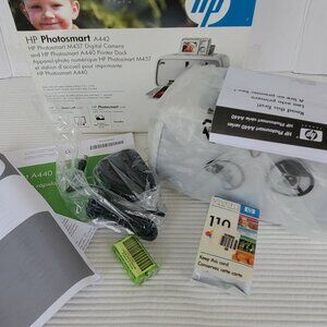 HP Photosmart AA42 Compact Printer New In LOpen Box Portable Ink No Camera